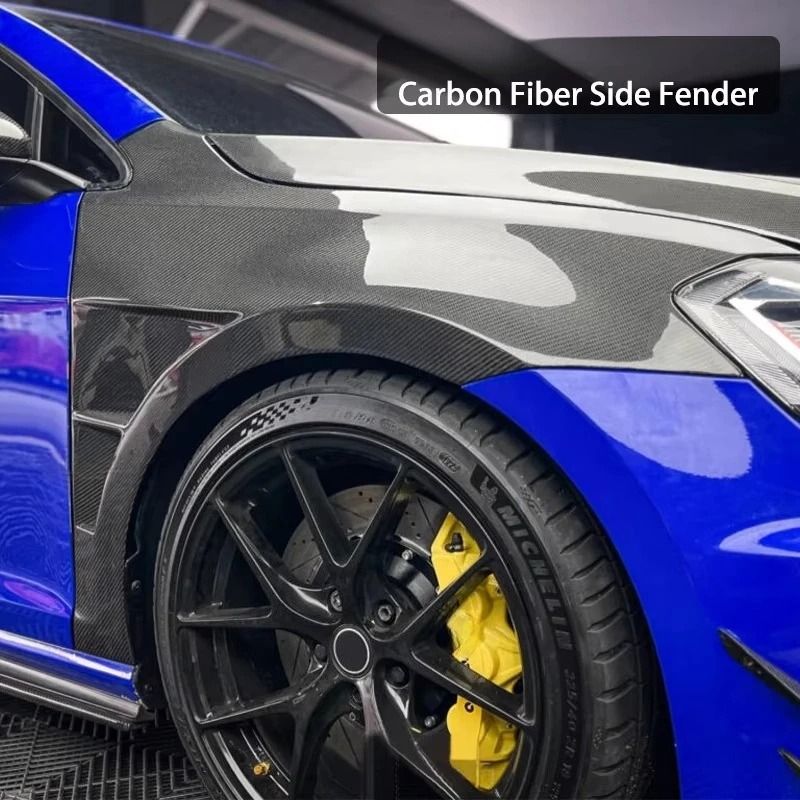 Carbon Fiber Side Bumper Fender Air Vent Splitters for Vw Golf7 Mk7 Mk7.5 Side Vent Air Flow Fender Intake Body Kit